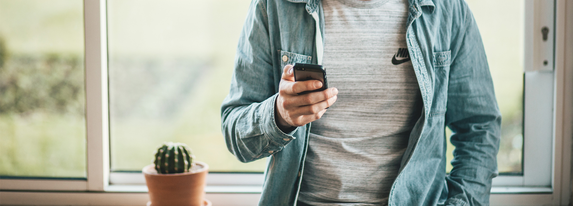 Person using a phone