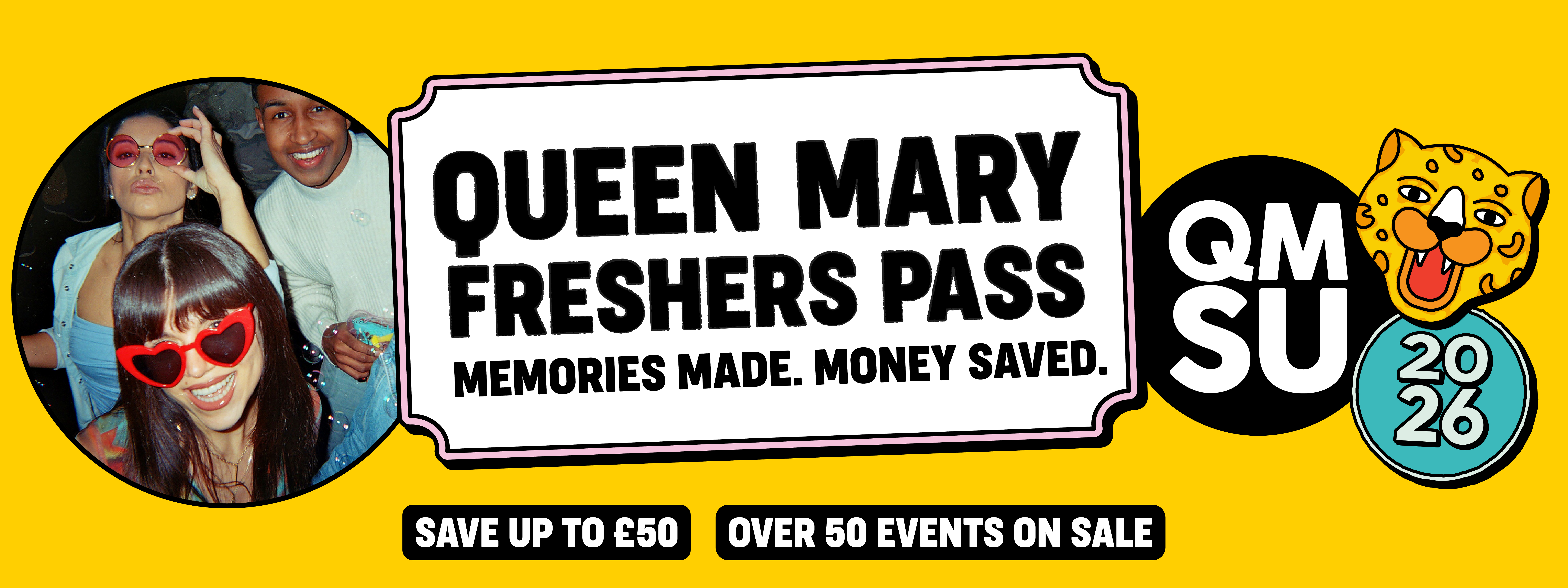 Queen Mary Freshers Pass