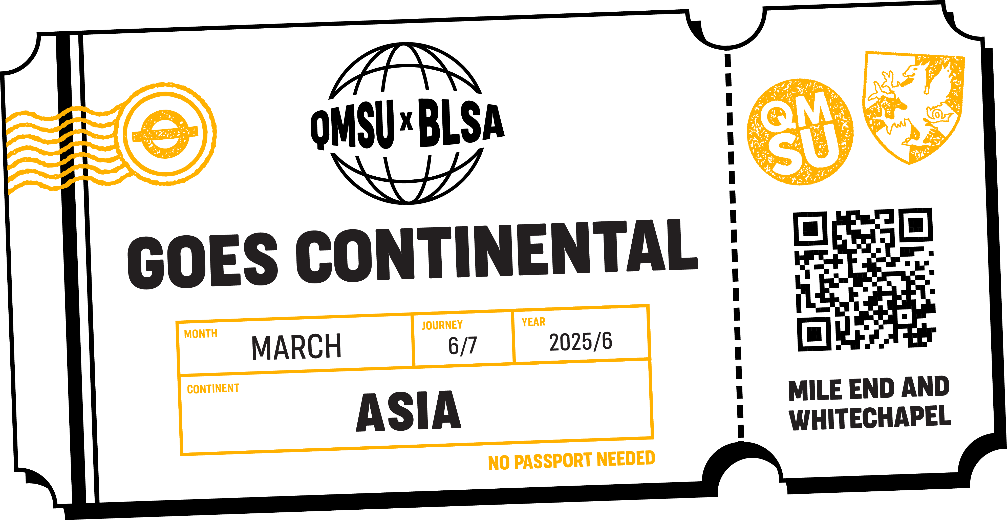 QMSU x BLSA Goes Continental Ticket