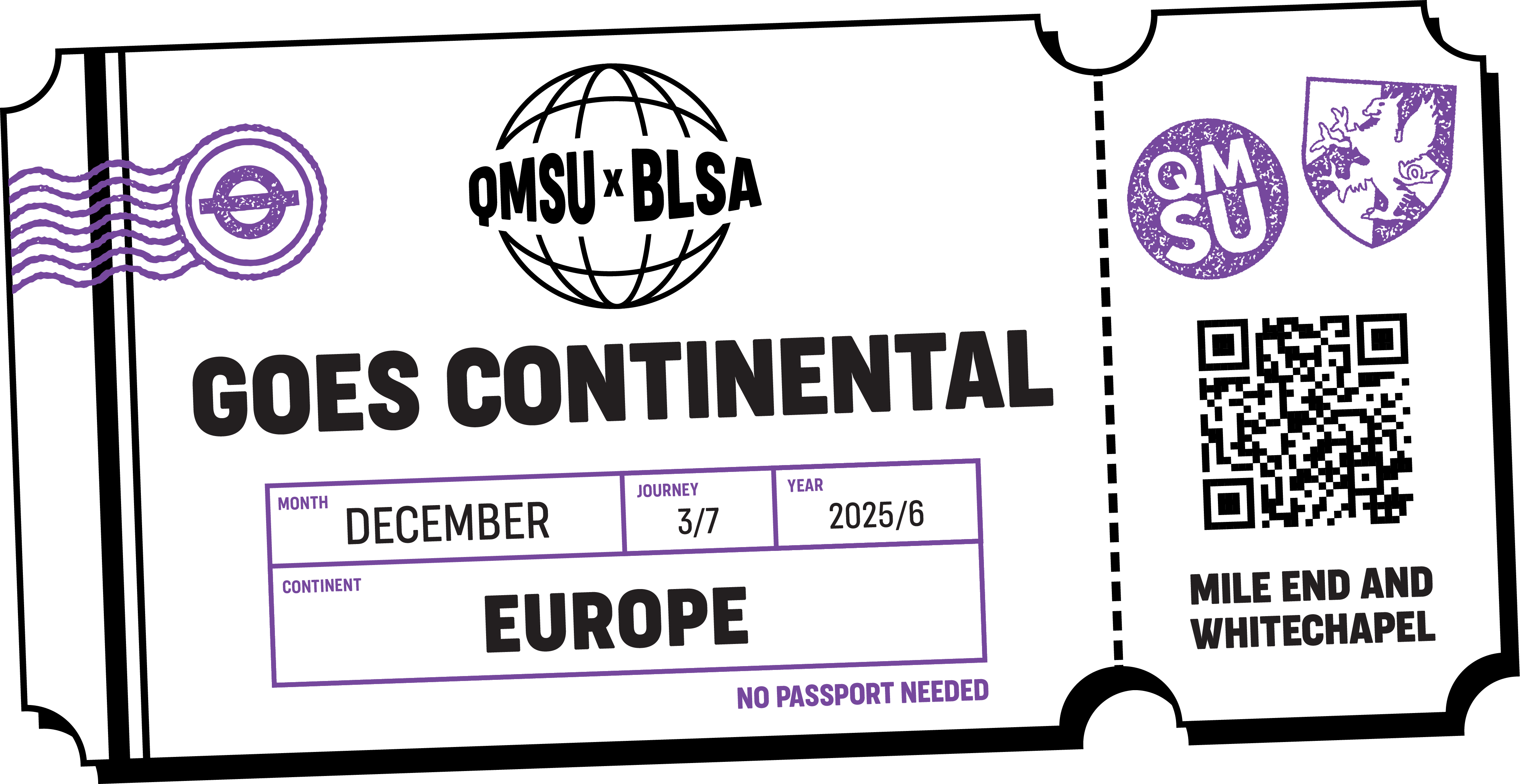 QMSU x BLSA Goes Continental Ticket
