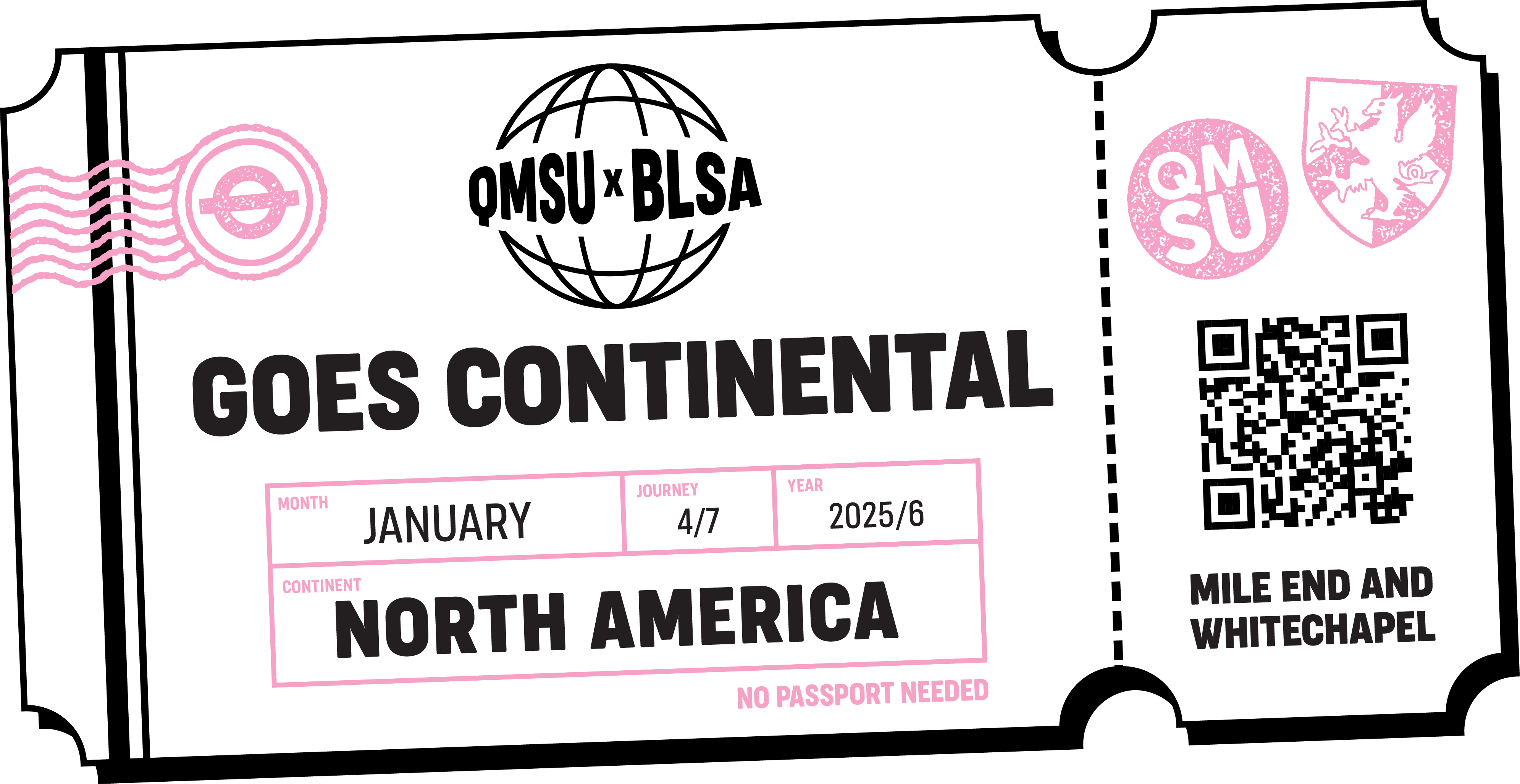 QMSU x BLSA Goes Continental Ticket