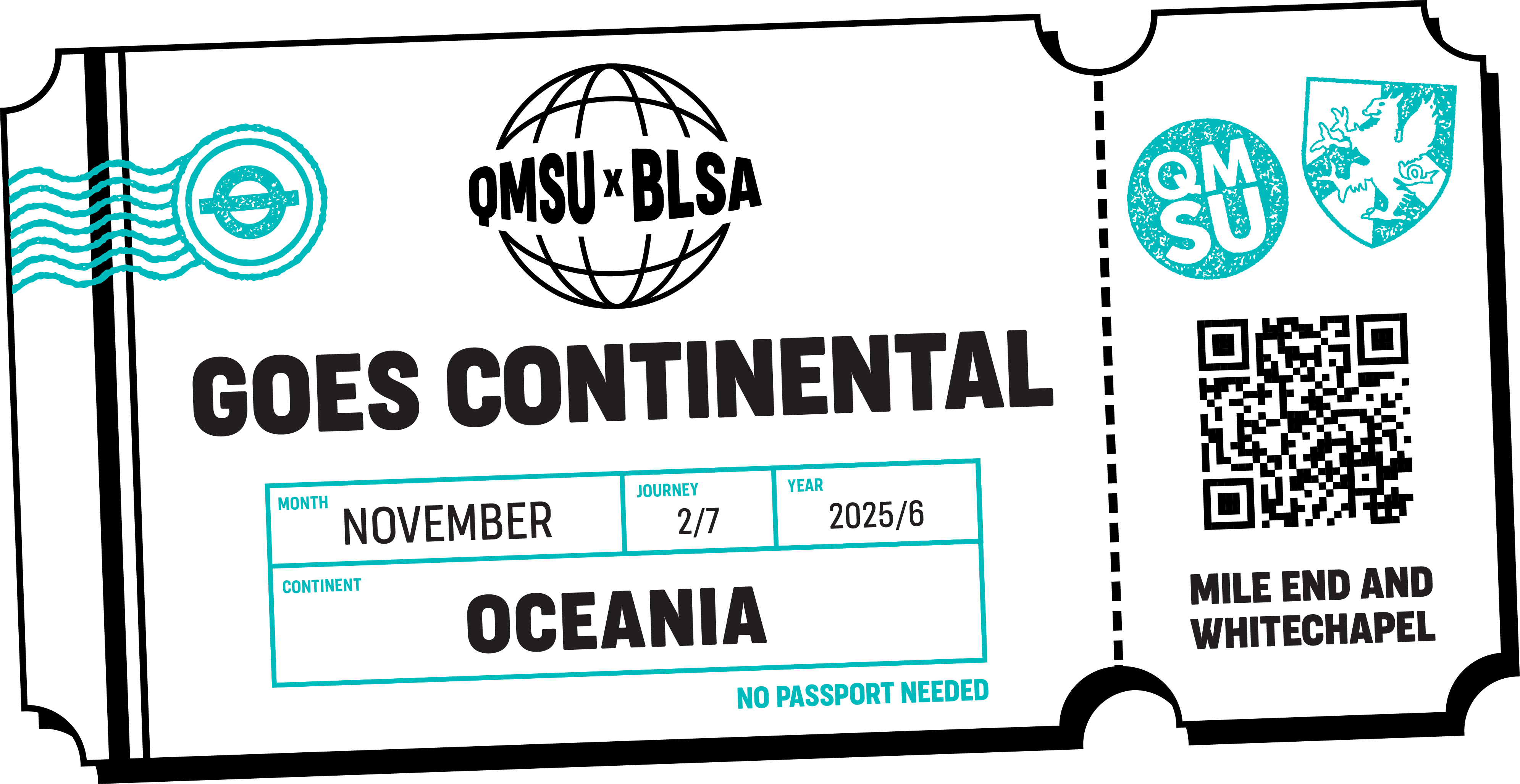 QMSU x BLSA Goes Continental Ticket