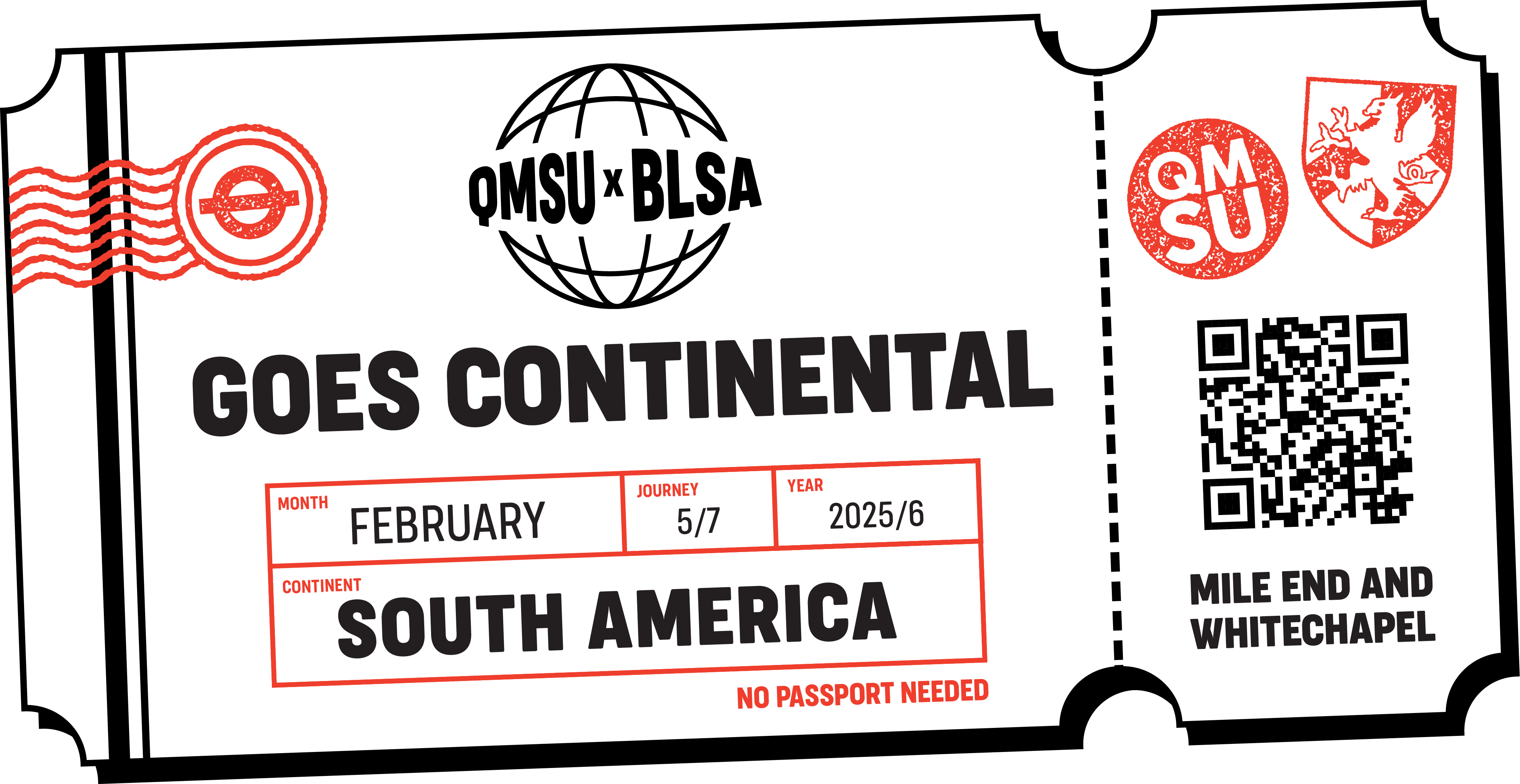 QMSU x BLSA Goes Continental Ticket