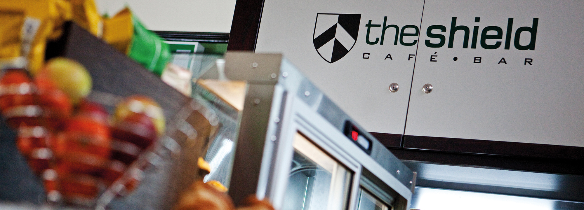 Located in Charterhouse Square, with a relaxed atmosphere and comfortable seating The Shield is the perfect place to go to grab a coffee from our self-serve express machine and take a break from your studies.